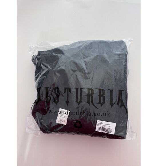 Disturbia Amun Smocked Midi Dress Floral Jacquard Womens Size 6 UK 10 Black New - Picture 14 of 14